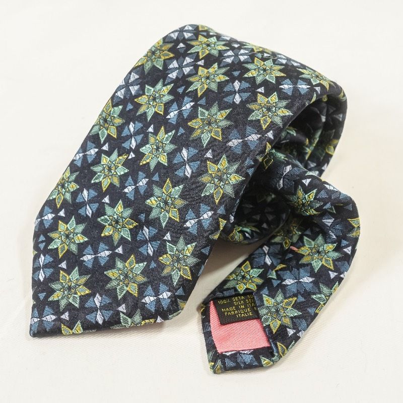 EMILIO PUCCI エミリオプッチ ネクタイ シルク100% イタリア製 厚手 肉