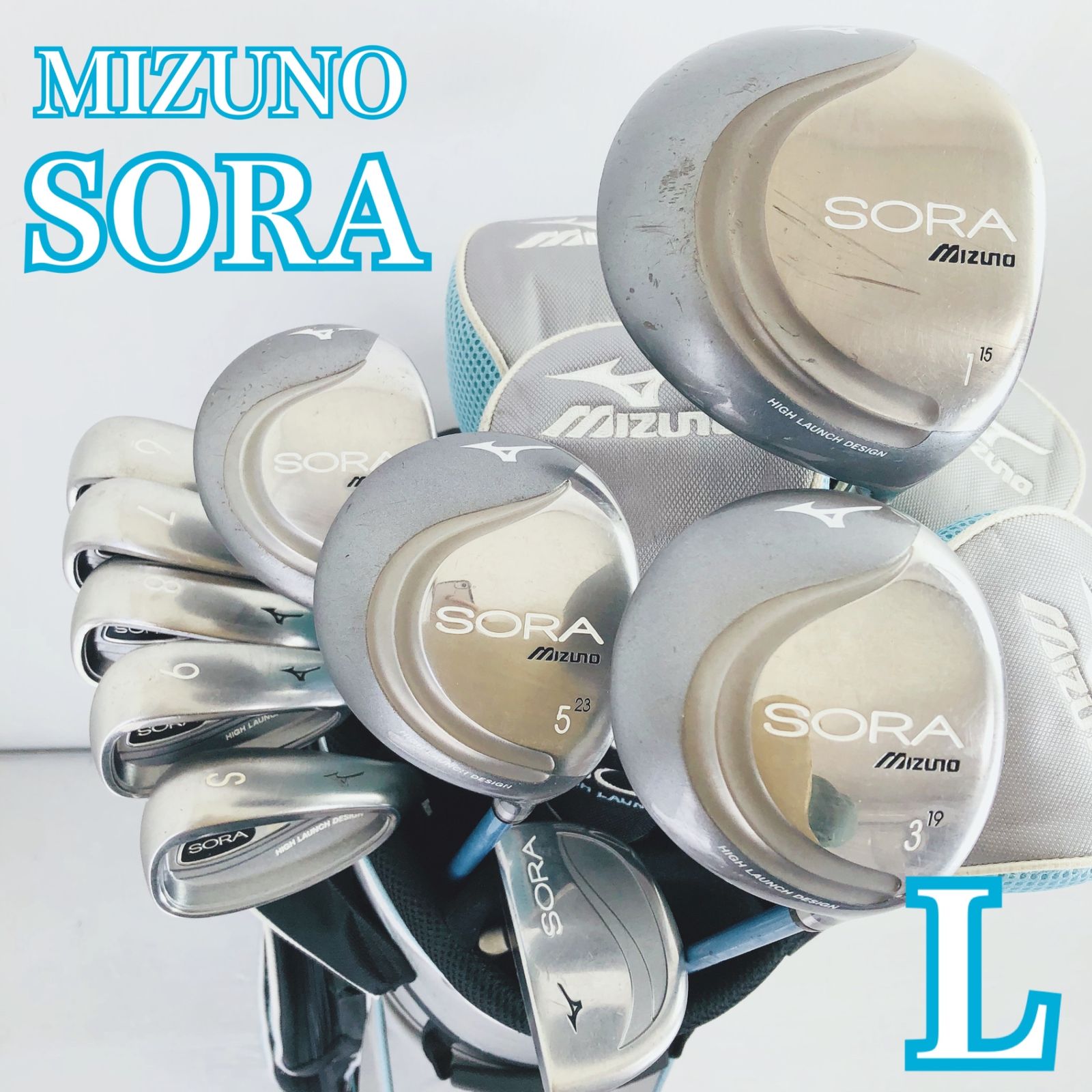 レディース MIZUNO ミズノ SORA ソラ ゴルフ クラブ セット 初心者