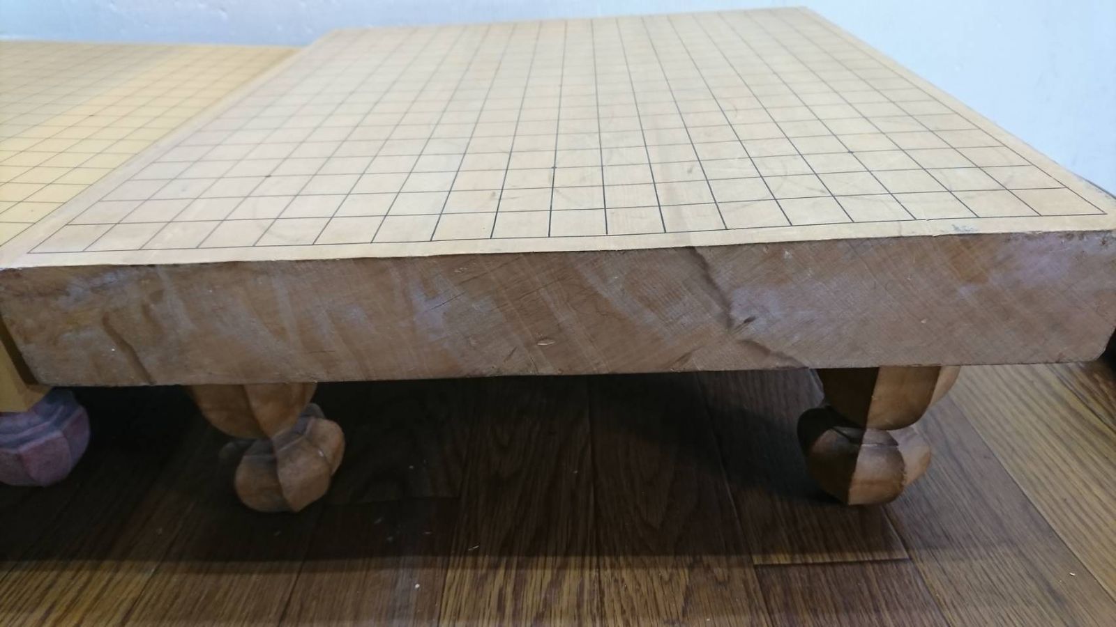 た58441 碁盤2点董/囲碁/将棋/碁笥/碁石/カヤ/榧 - メルカリ