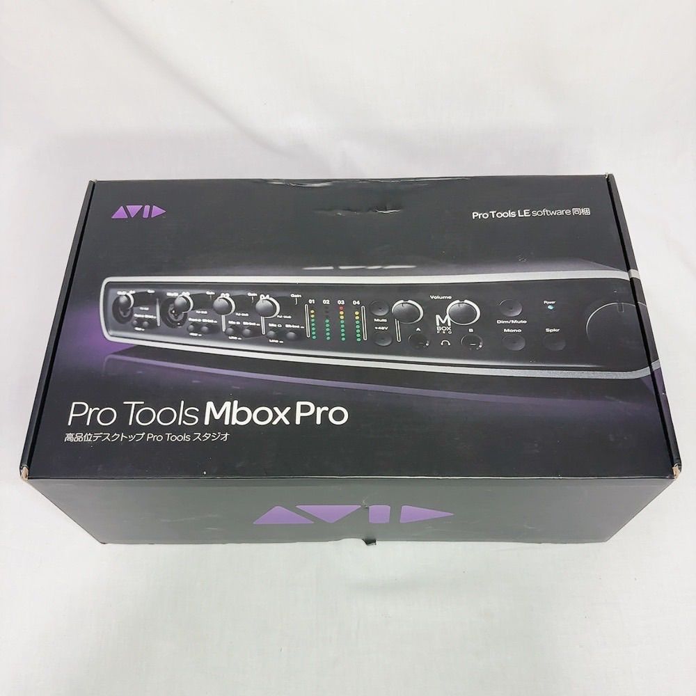 美品】AVID Pro Tools Mbox Pro Pro Tools 8 SOFTWARE付属 オーディオ