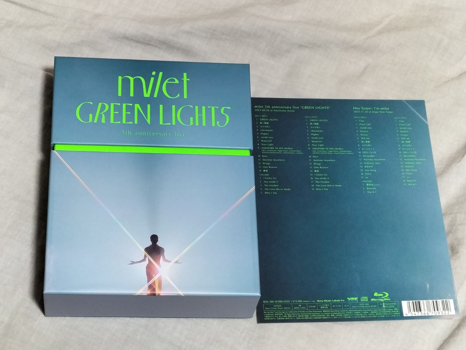 milet 5th anniversary live GREEN LIGHTS 初回生産限定盤 2Blu-ray+