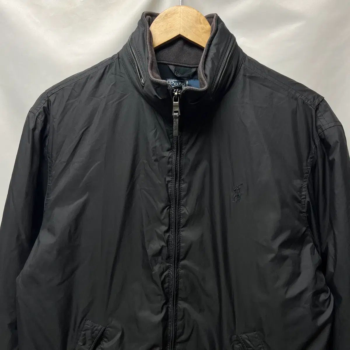 正規品/M ポロ ラルフローレン ブラック ブルゾン スイングトップ
