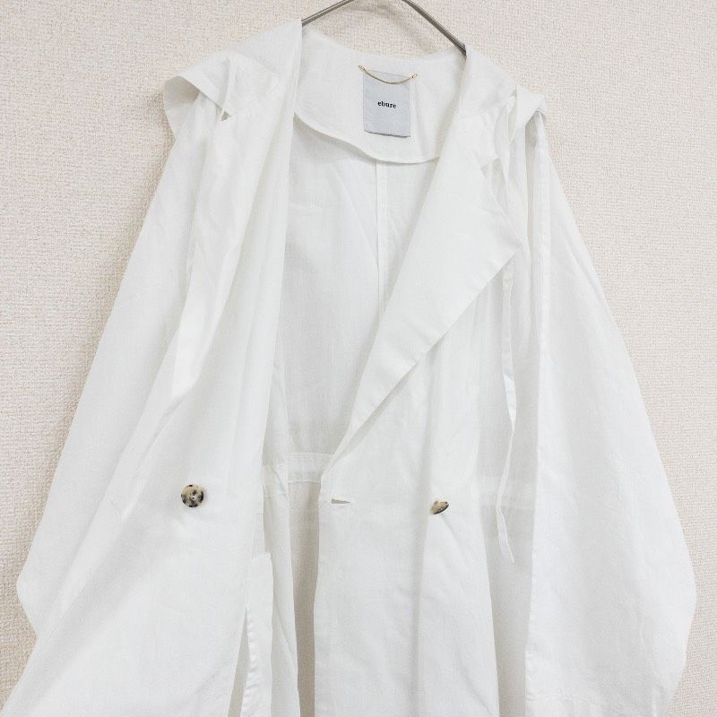 ebure エブール ロングコート スプリング オーバーサイズ フード