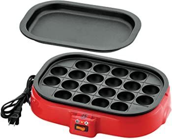 HOME SWAN 着脱式 電気たこ焼き器 平プレ付 SNT-80