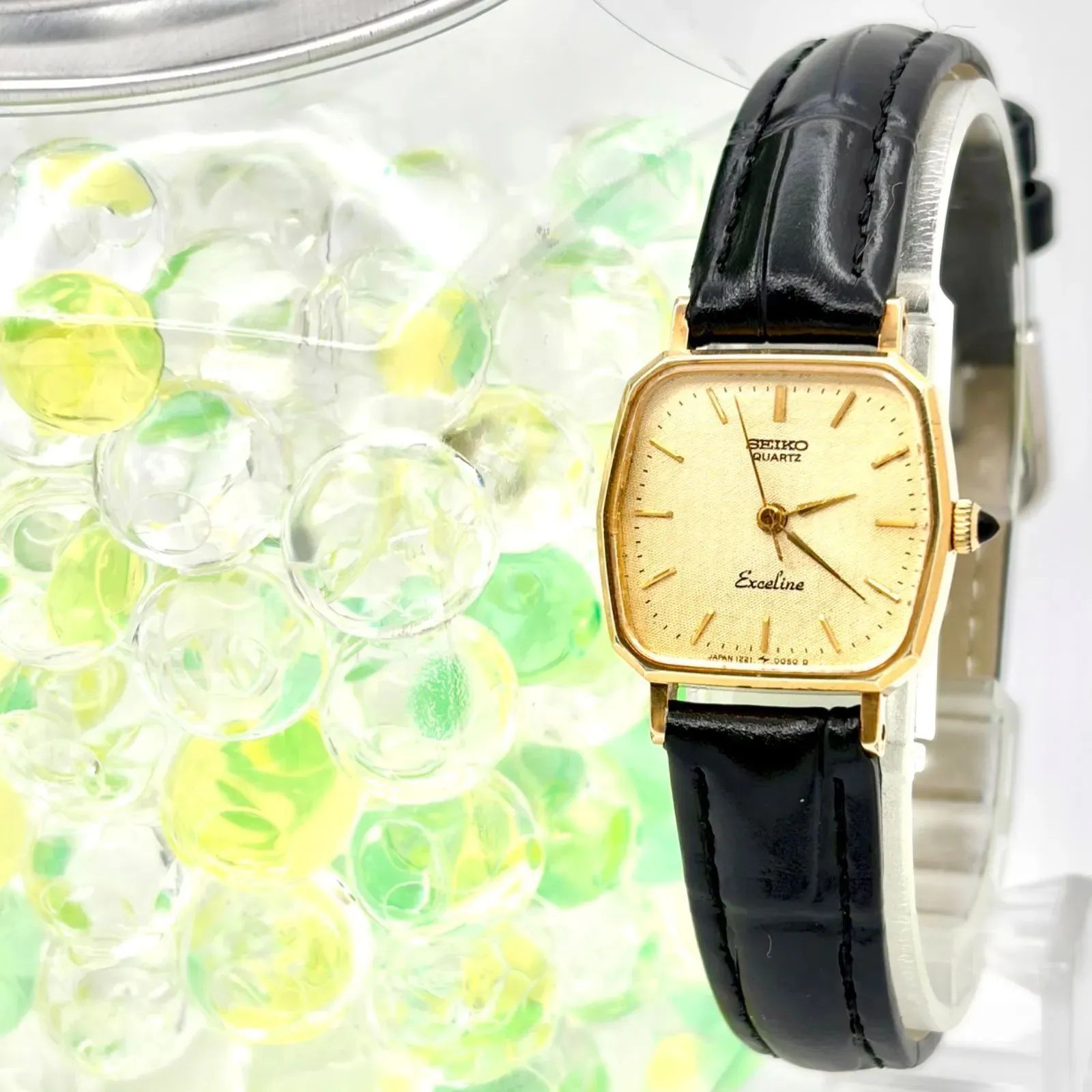 美品/新品電池】SEIKO セイコー Exceline エクセリーヌ レディース