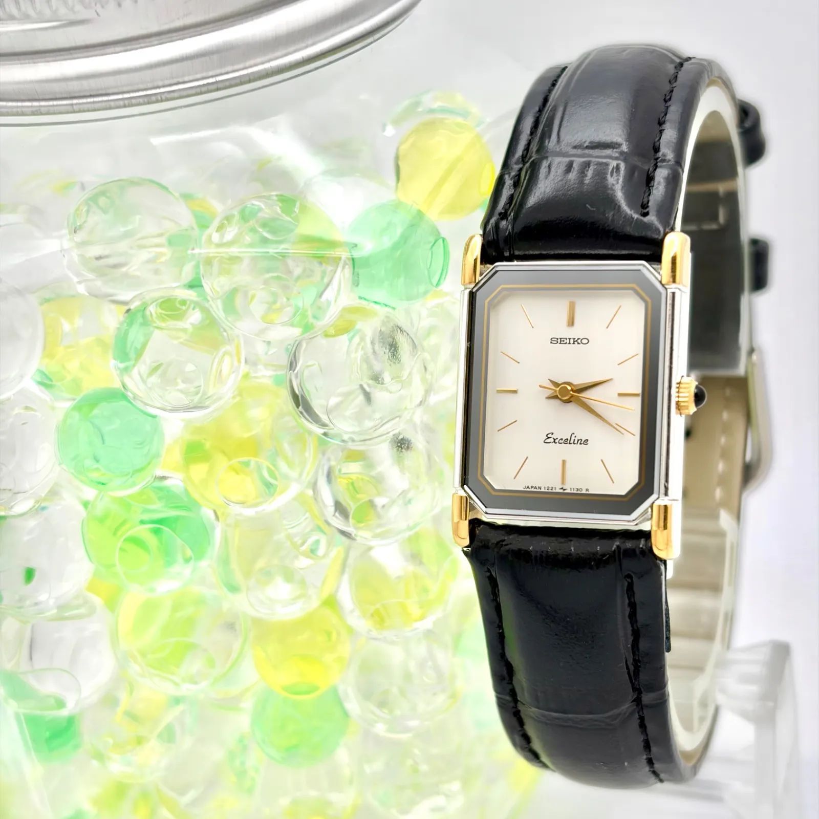 美品/新品電池】SEIKO セイコー Exceline エクセリーヌ レディース