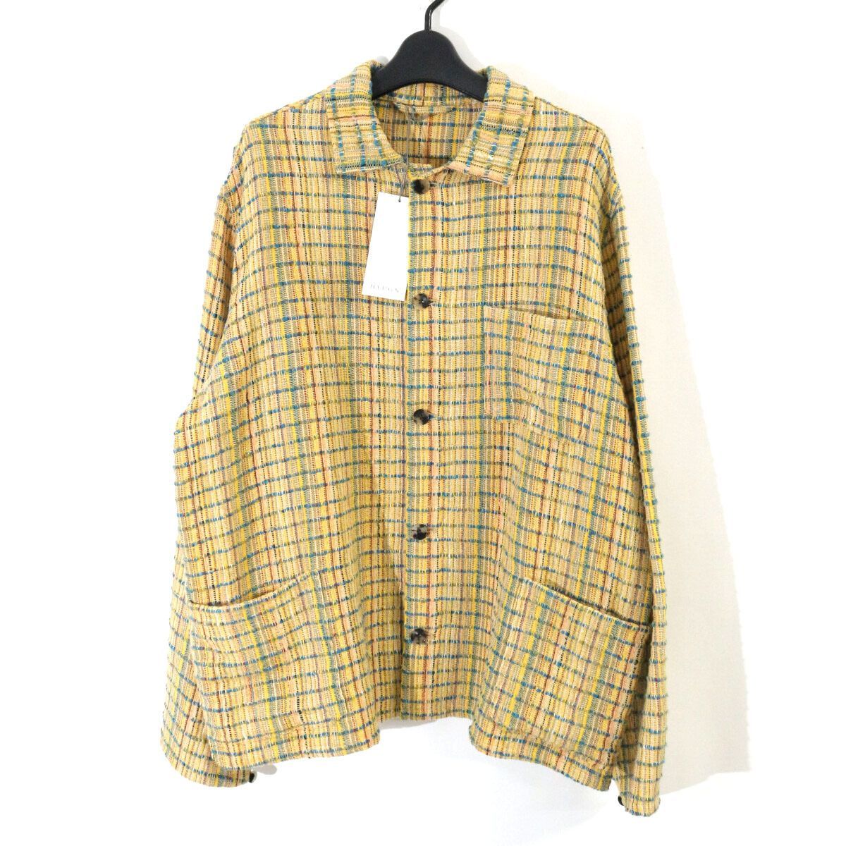 HEUGN ユーゲン 26SS INDIA FANCY EVON ファンシーツイードシャツ