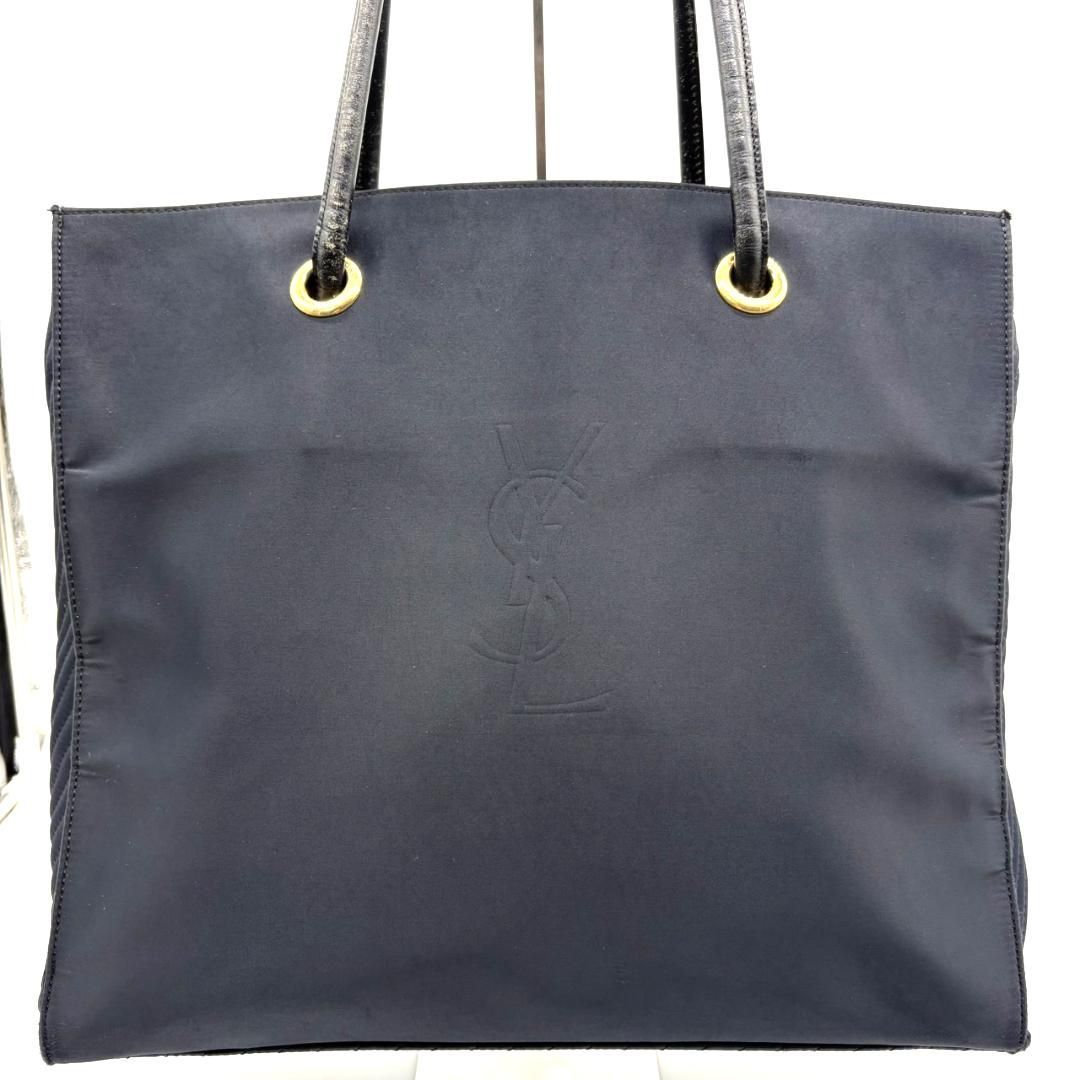 イヴサンローラン YSL Yves Saint Laurent ナイロン トートバッグ 