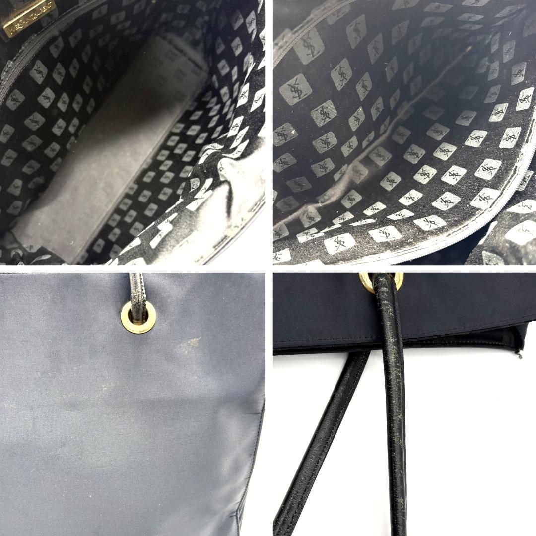 イヴサンローラン YSL Yves Saint Laurent ナイロン トートバッグ 