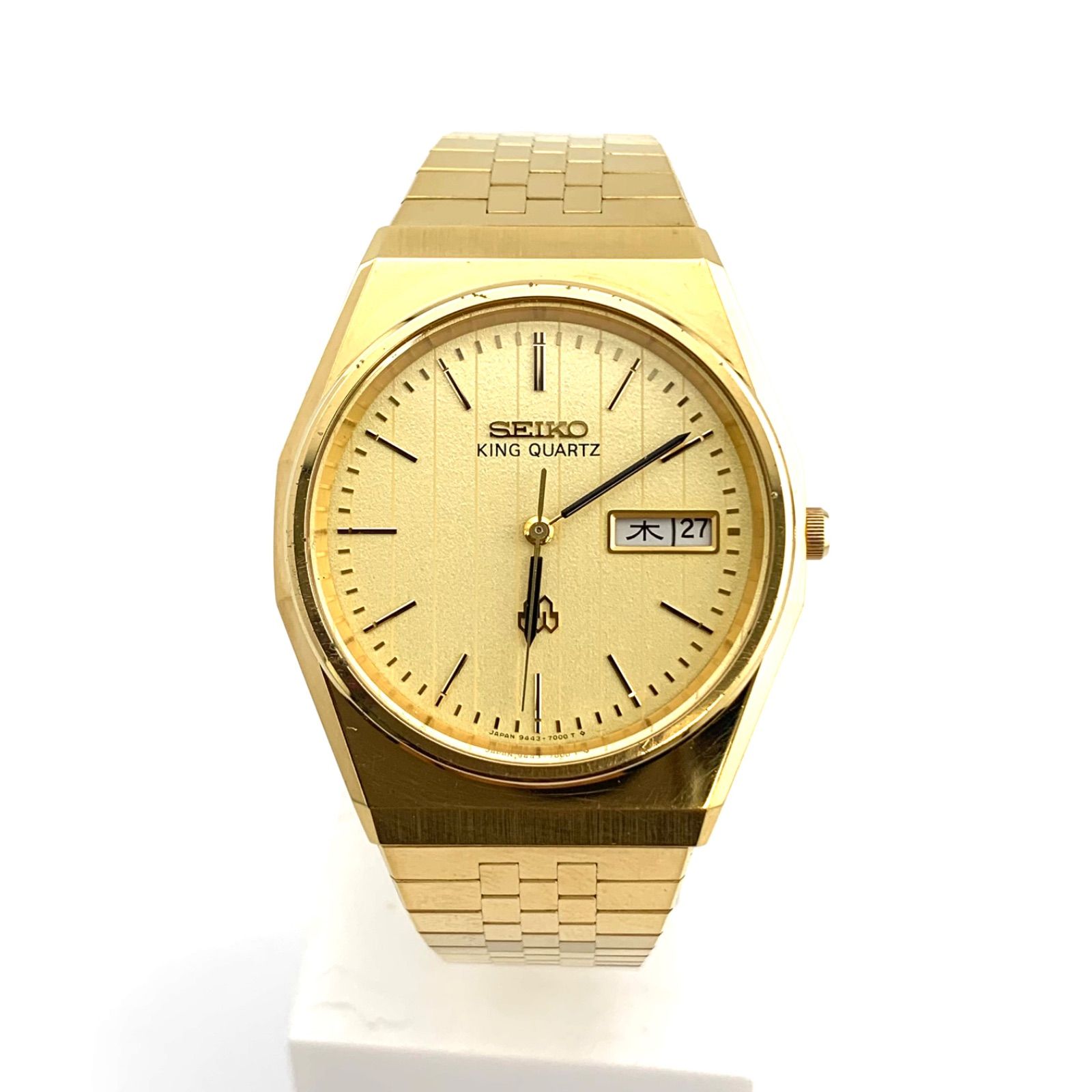 中古】SEIKO KING QUARTZ 9443-7000ゴールド 腕時計 - メルカリ