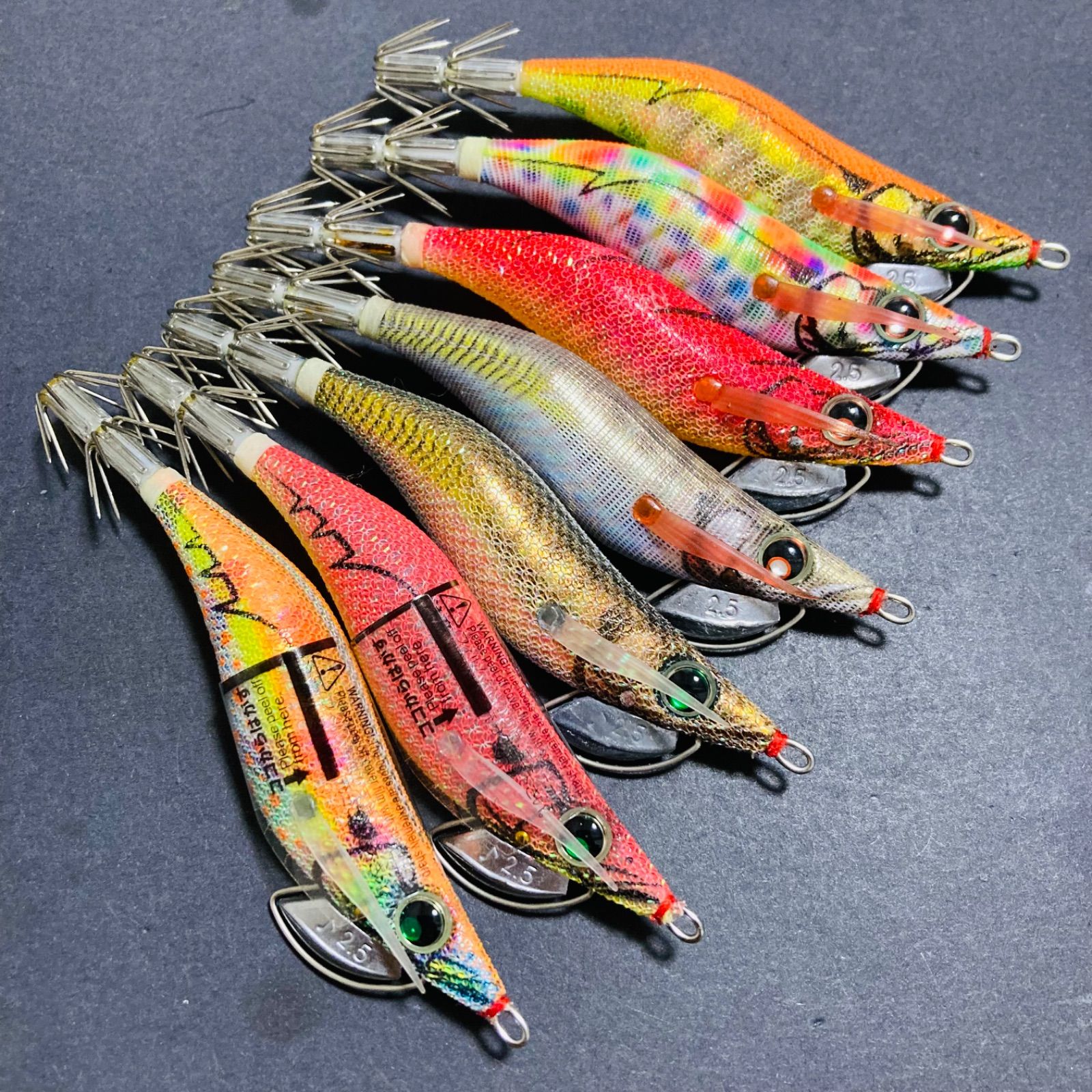 状態良好】 パタパタQ ラトル 2.5号 イージーQ エギ エギセット