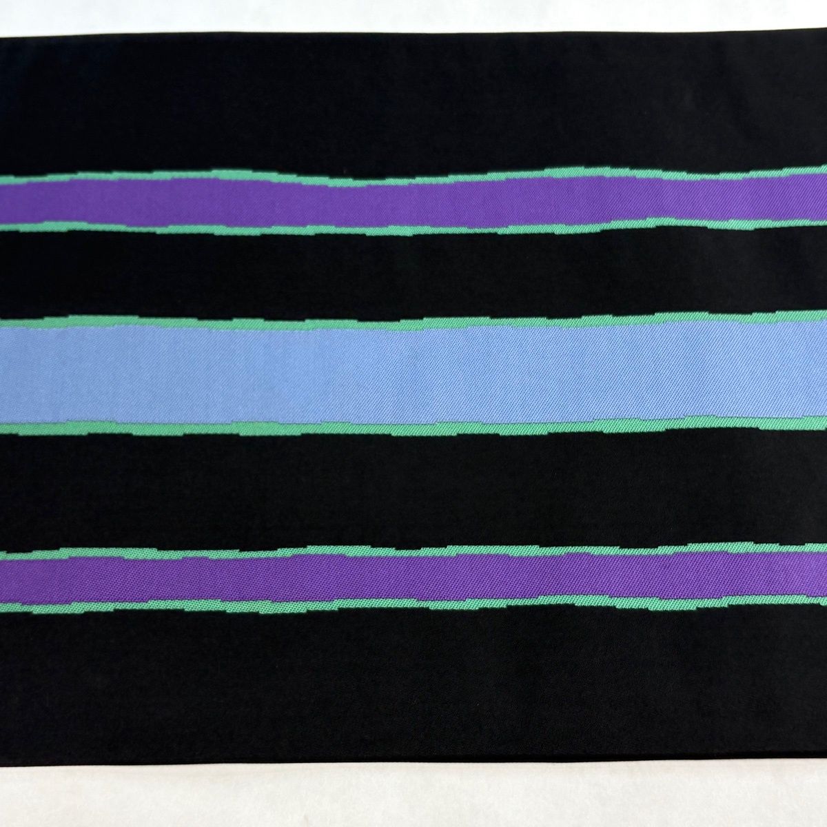 袋帯 名品 辻村ジュサブロー 落款 縞 黒 全通 正絹 【中古】 - メルカリ