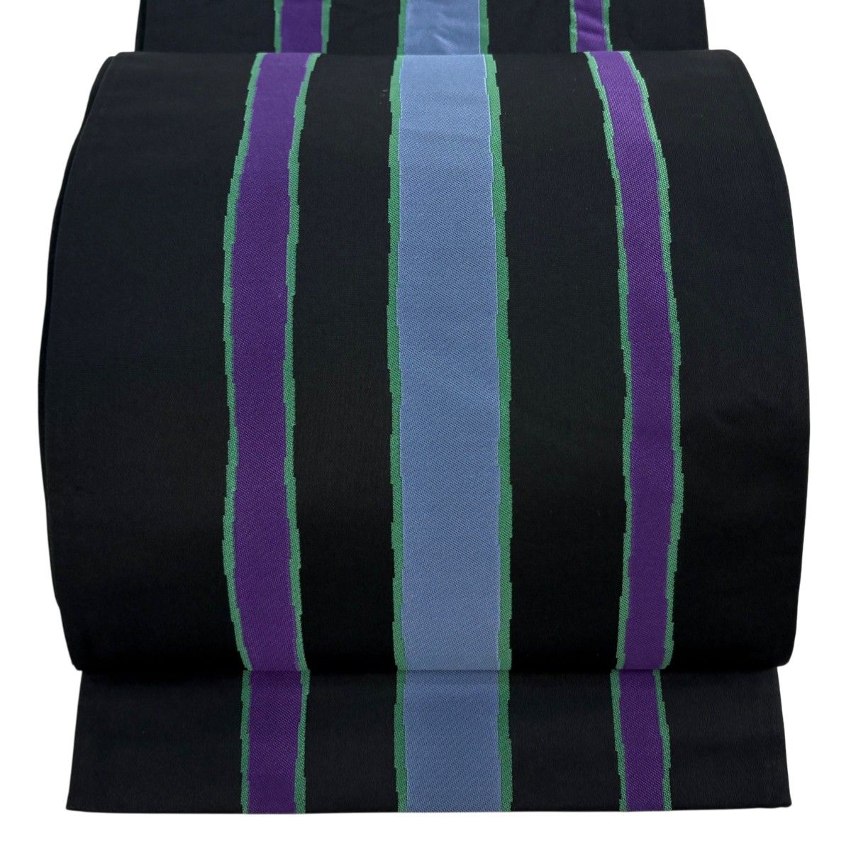 袋帯 名品 辻村ジュサブロー 落款 縞 黒 全通 正絹 【中古】 - メルカリ