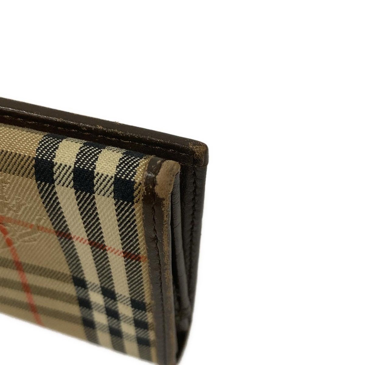 BURBERRY/Burberry(バーバリー) 長財布 - ライトブラウン×黒×マルチ 