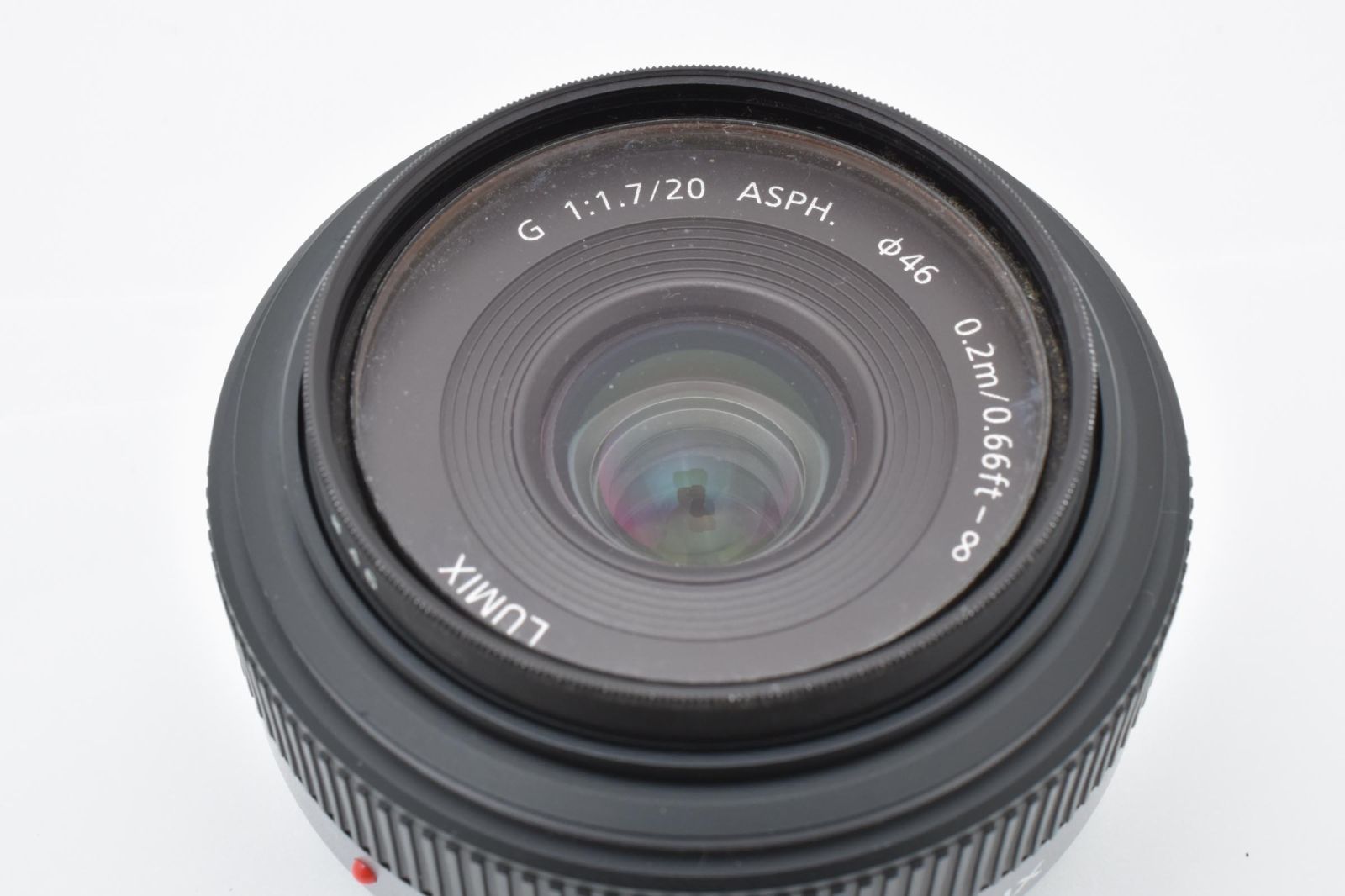 良品] Panasonic LUMIX G 20mm F1.7 ASPH H-H020 パンケーキ 単焦点