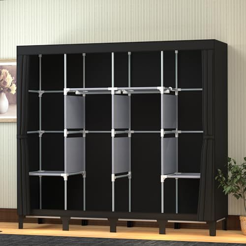 簡易ポータブル組立クローゼット 防湿・防塵・防カビの不織布