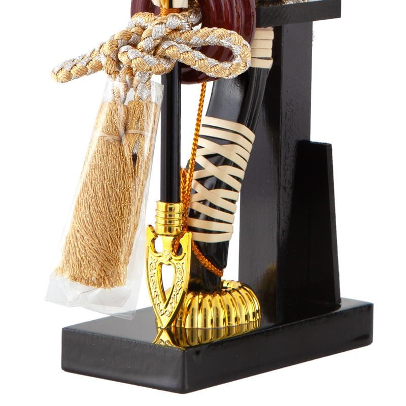 人形屋ホンポ 五月人形 弓太刀単品 金色 橙紐 6号 h035-ses-yumitatiCH