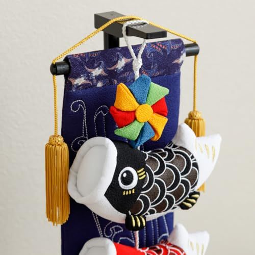 ぷりふあ 室内用 鯉のぼり ちりめん つるし飾り ミニサイズ 滝（た