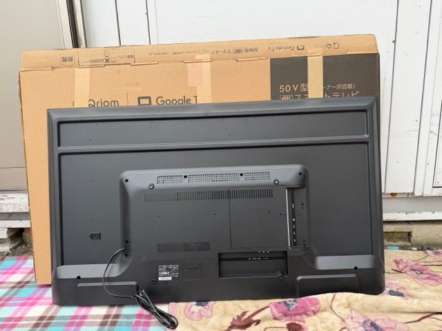 50V型4Kスマートテレビ【中古】美品 動作保証 山善 Qriom QRH-50TL4K
