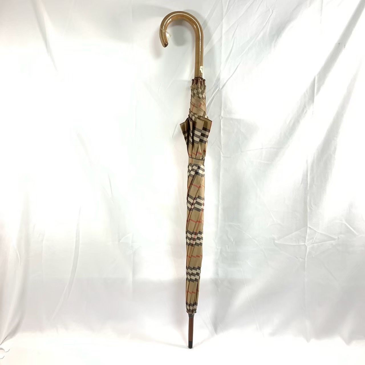 EF1226-1-2 BURBERRY バーバリー 長傘 雨傘 ノバチェック シャドー