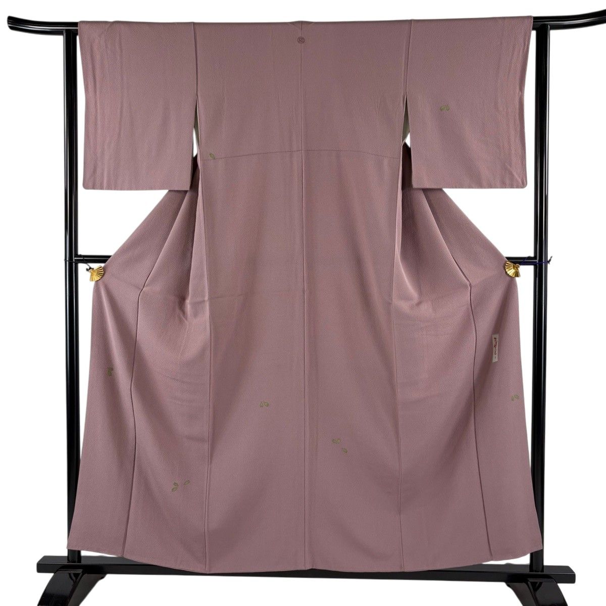 付下げ 身丈154.5cm 裄丈62cm S 袷 辻村ジュサブロー 落款 花びら 薄紫