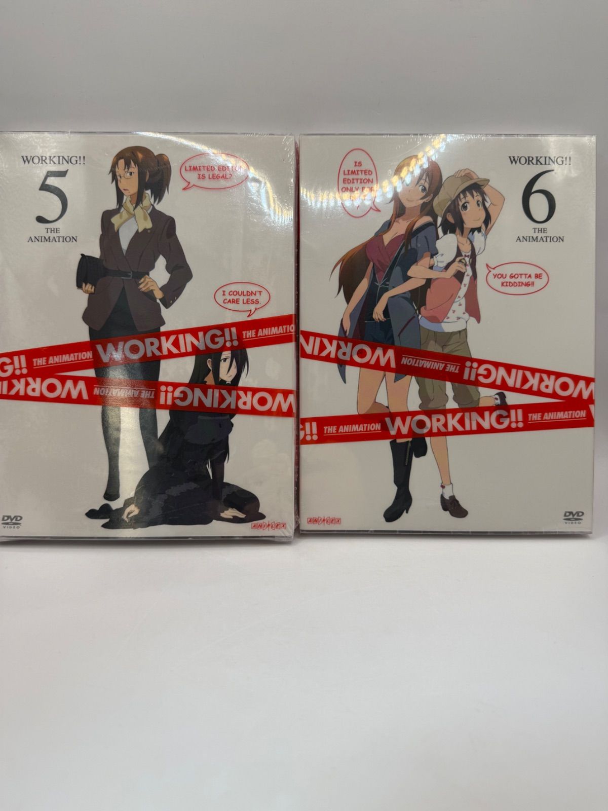 未開封】WORKING!! 5・6巻 DVD 完全生産限定版 2本セット - メルカリ