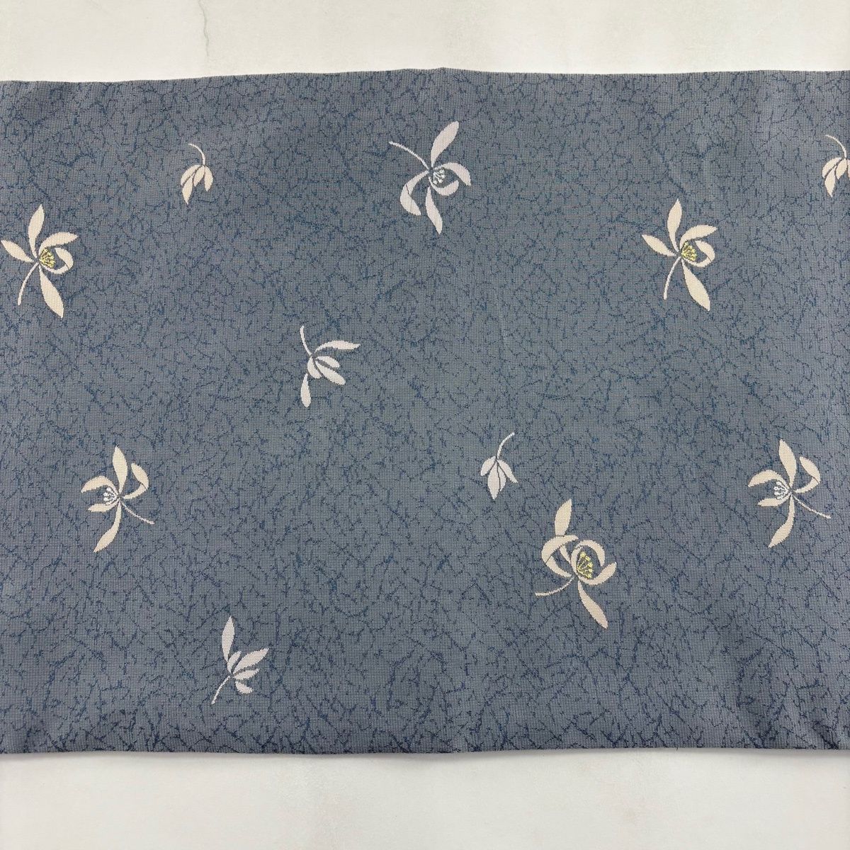 袋帯 秀品 華 金銀糸 青灰色 六通 正絹 【中古】 - メルカリ