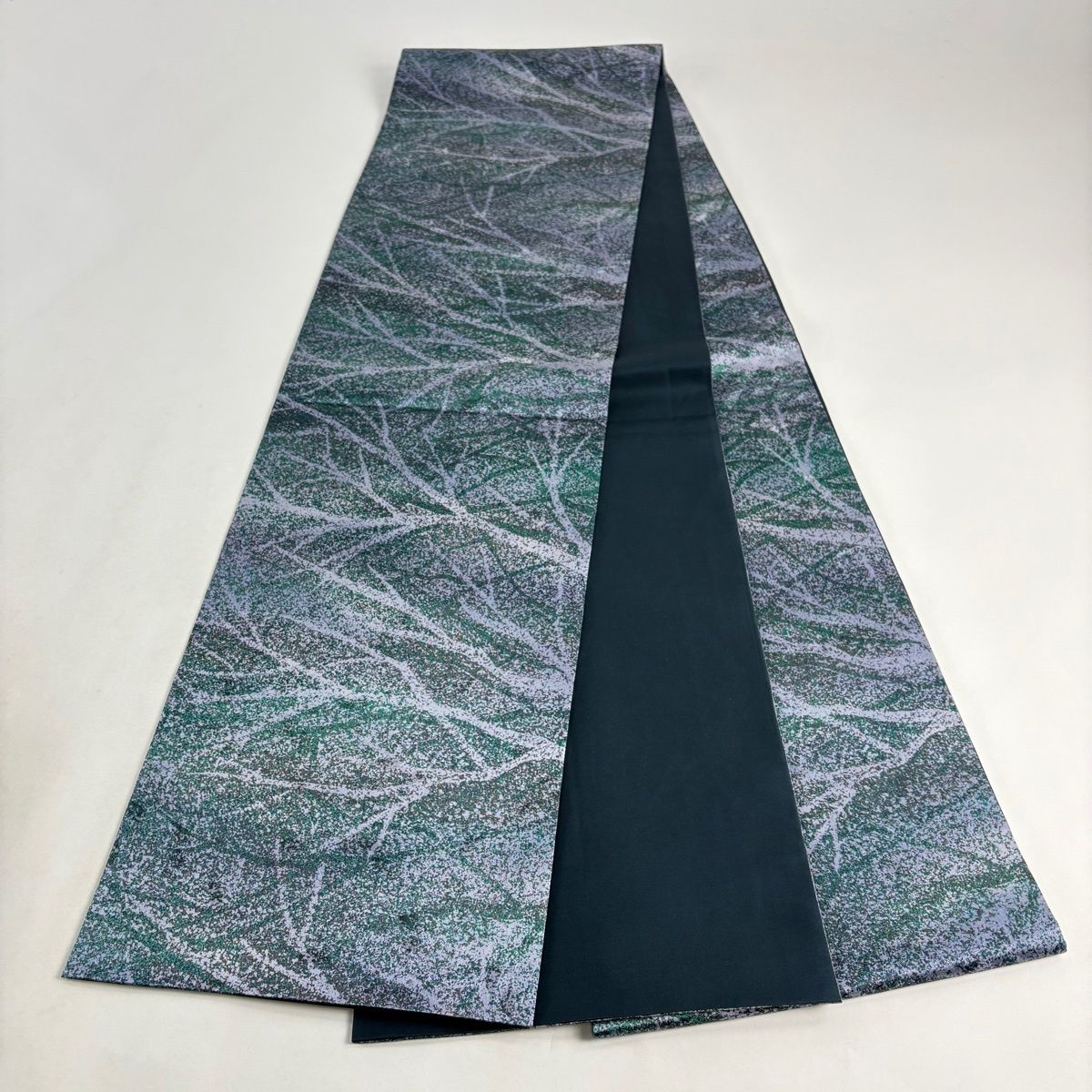 袋帯 秀品 幾何学模様 緑 全通 正絹 【中古】 - メルカリ