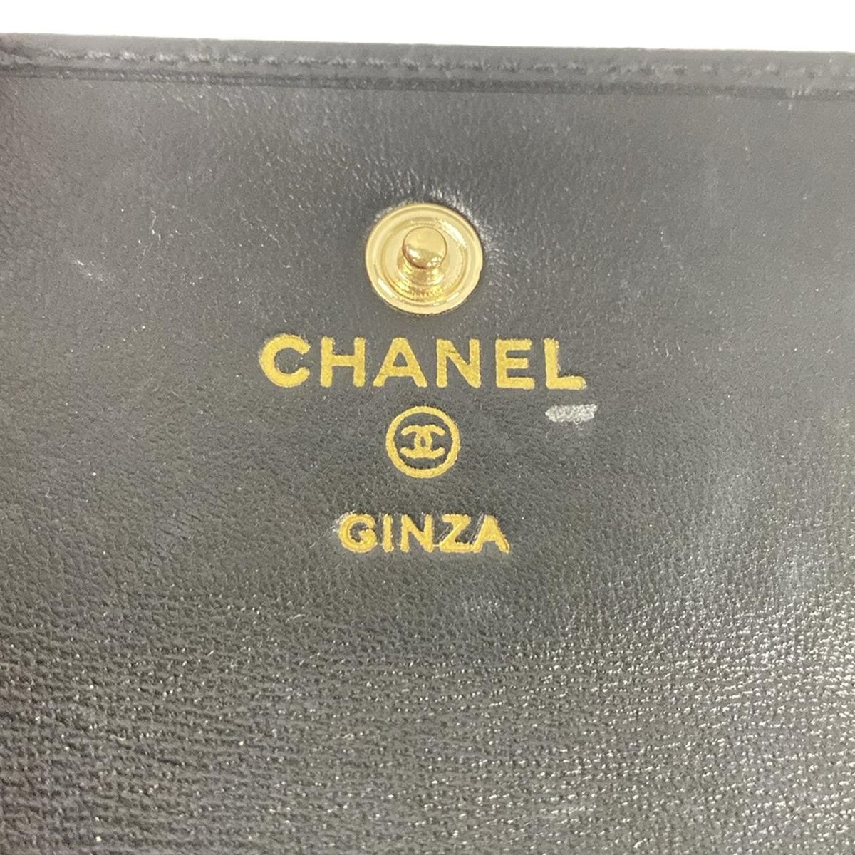 CHANEL(シャネル) コインケース ビコローレ,カメリア 黒 ゴールド金具