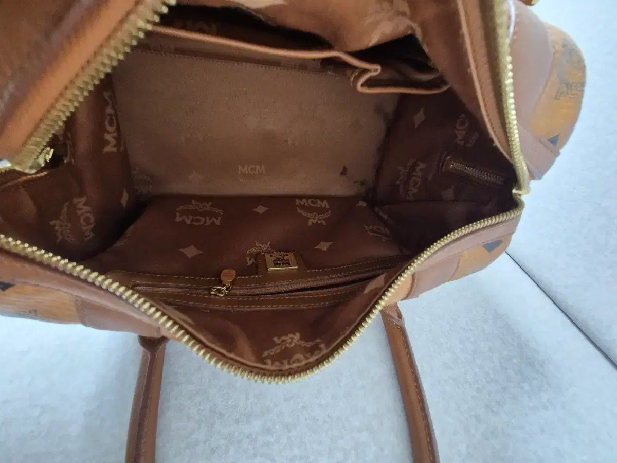 送料無料※メルカリshop取引では対象外) MCM ボストンバッグ ブラウン