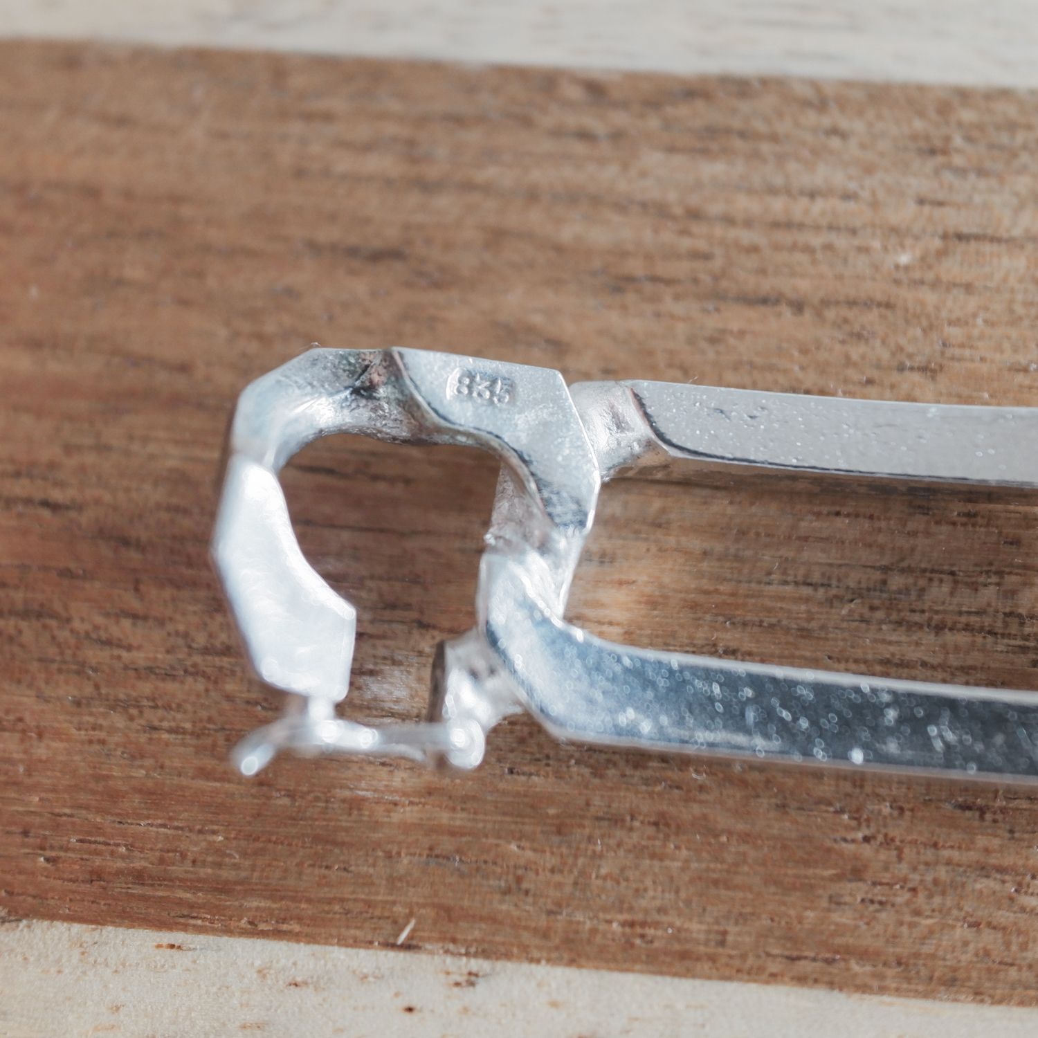 オランダ製 1980年代 ヴィンテージ】シルバー835 フラットリンク