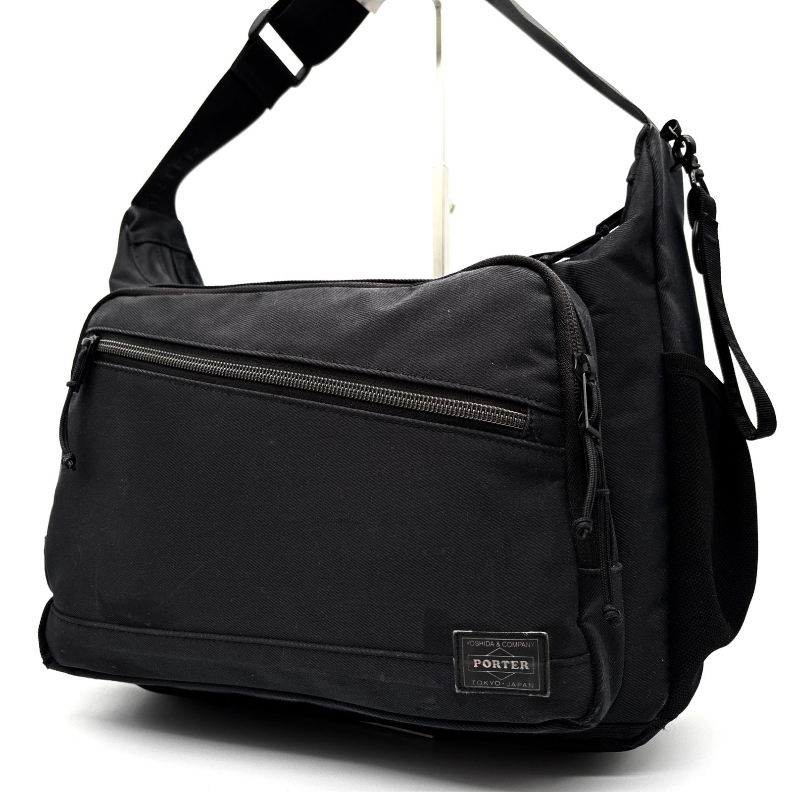美品 廃盤品 PORTER ポーター 吉田カバン フロント ショルダーバッグ L