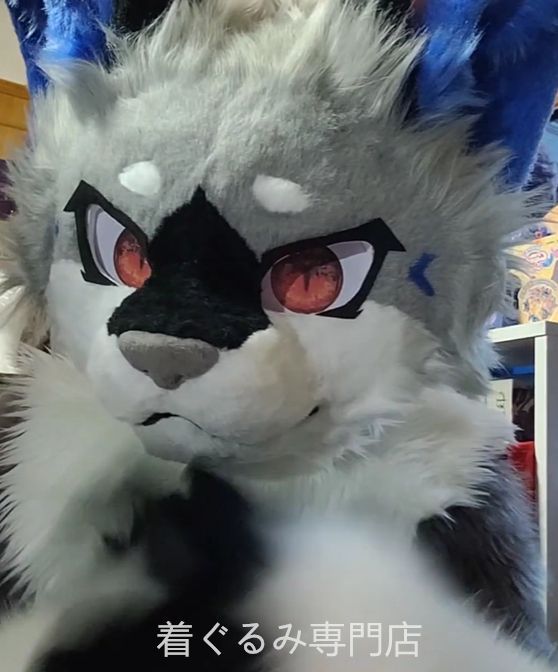 狼 犬 マスク 着ぐるみ ヘッド 全頭 ヘッド ケモノ ファースーツ