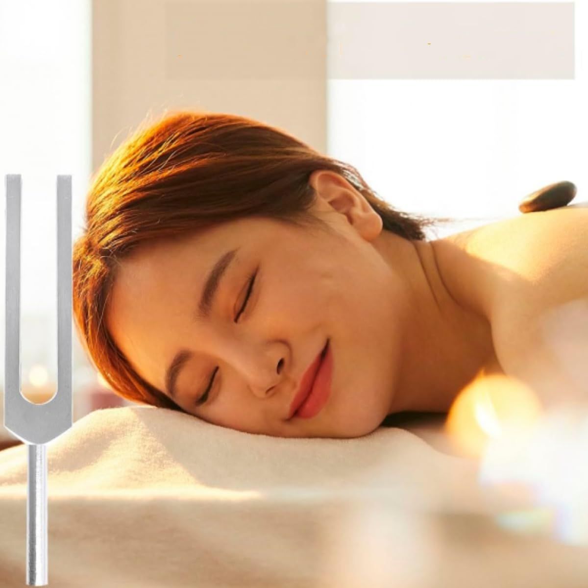 ハンマー付き音叉チューニングフォーク ヒーリング癒し 音叉128Hz