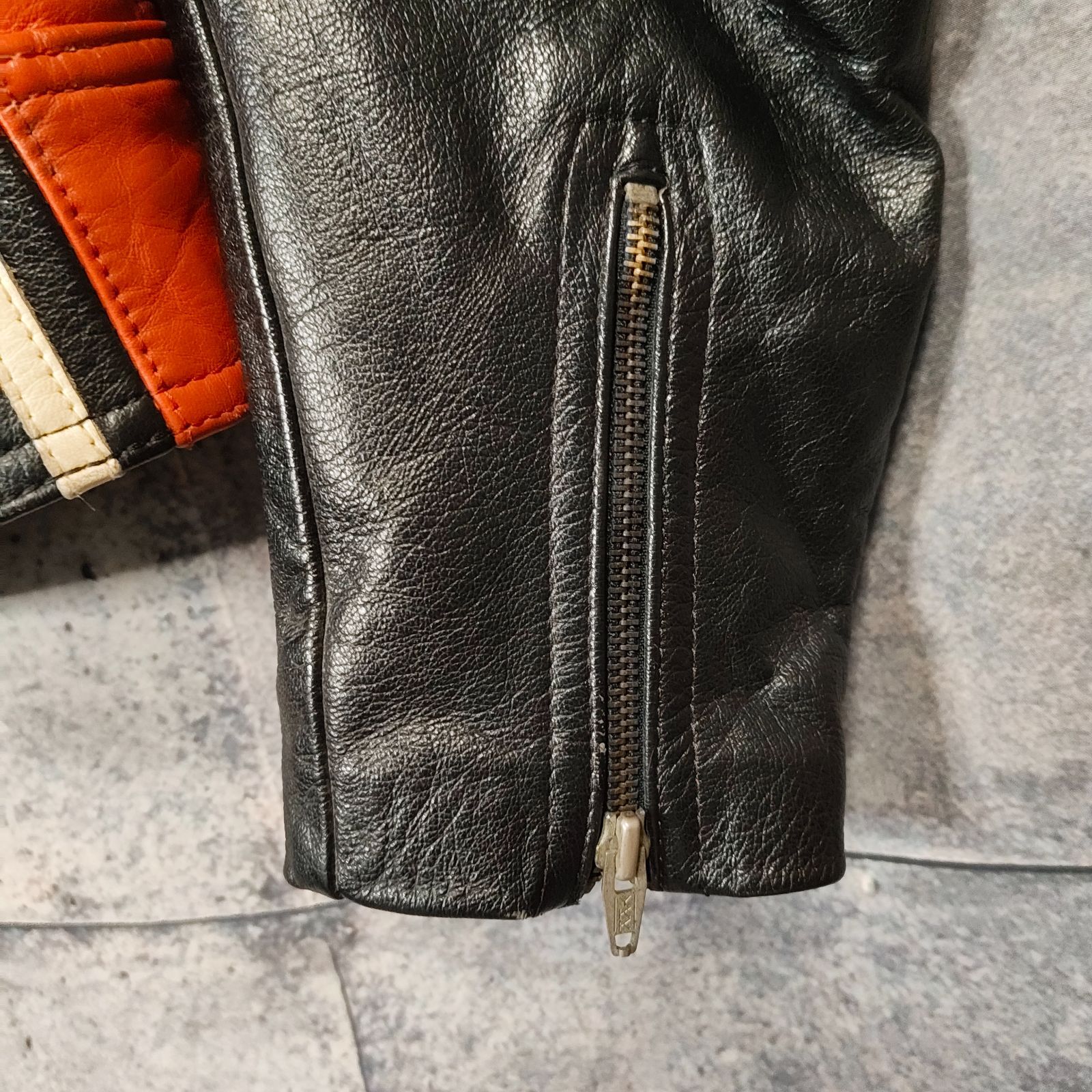 希少 80s XL 西ドイツ製 FLM レザー レーシング ジャケット W.GERMANY