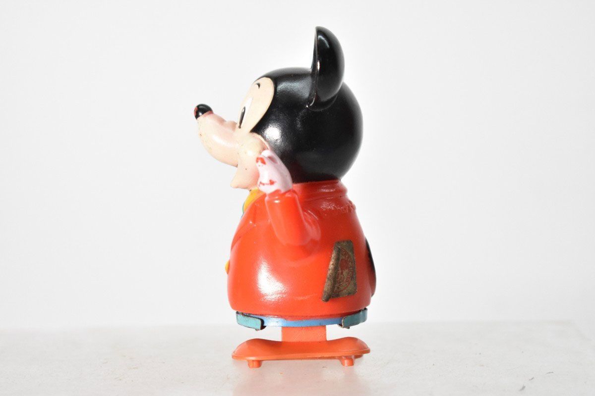 マスダヤ ディズニー ミッキーマウス トコトコ ソフビ 人形 約9cm 動作