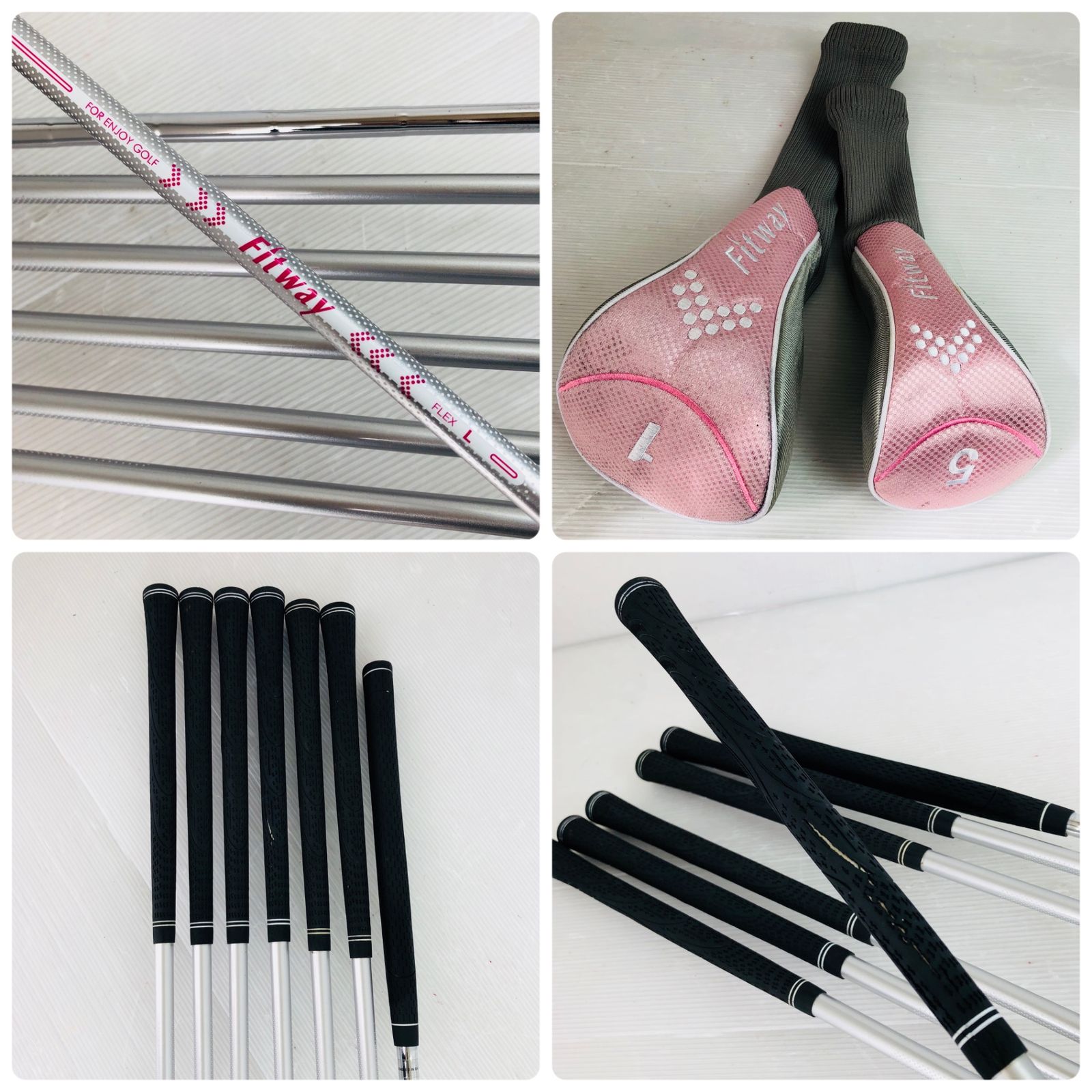レディース FitWay フィットウェイ ゴルフ クラブ セット 初心者 入門