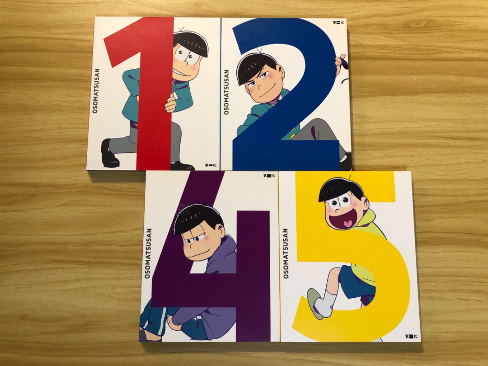 中古][DVD] おそ松さん アニメ シーズン1 (1-2,4-5巻セット) / M03153
