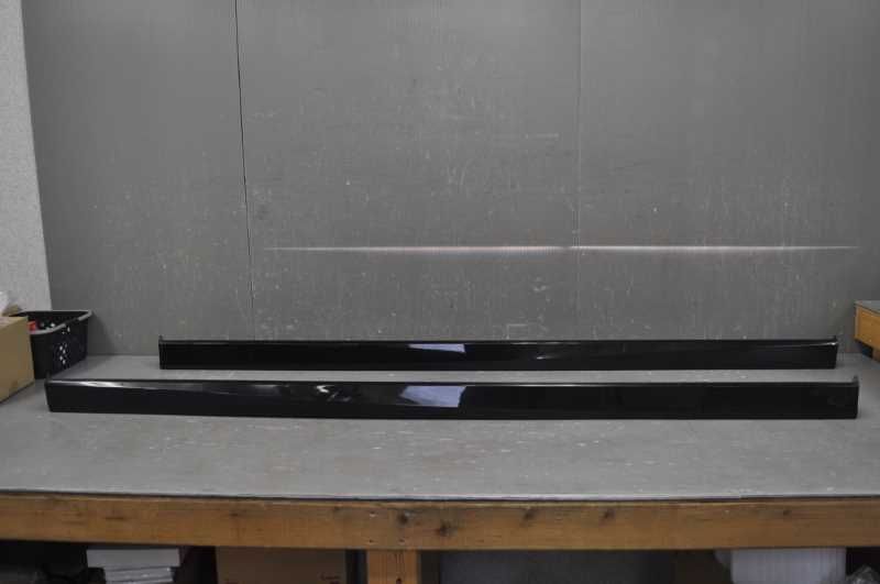 サイドステップ サイドスポイラー サイドスカート 左右 右 左 X07 黒  (LA100S) ムーヴ カスタム X 後期 75853-B2140 75854-B2130 s022528E