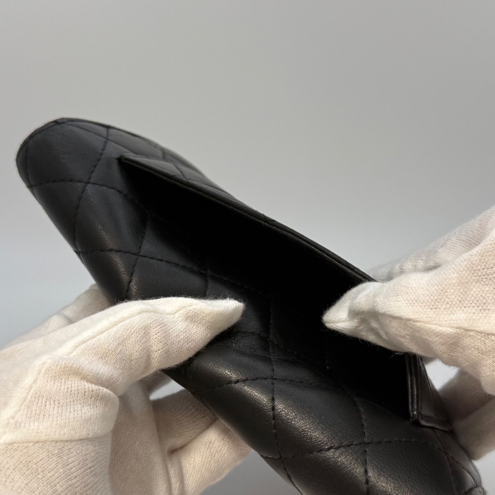 CHANEL シャネル マトラッセ クラシック ココマーク 二つ折り長財布