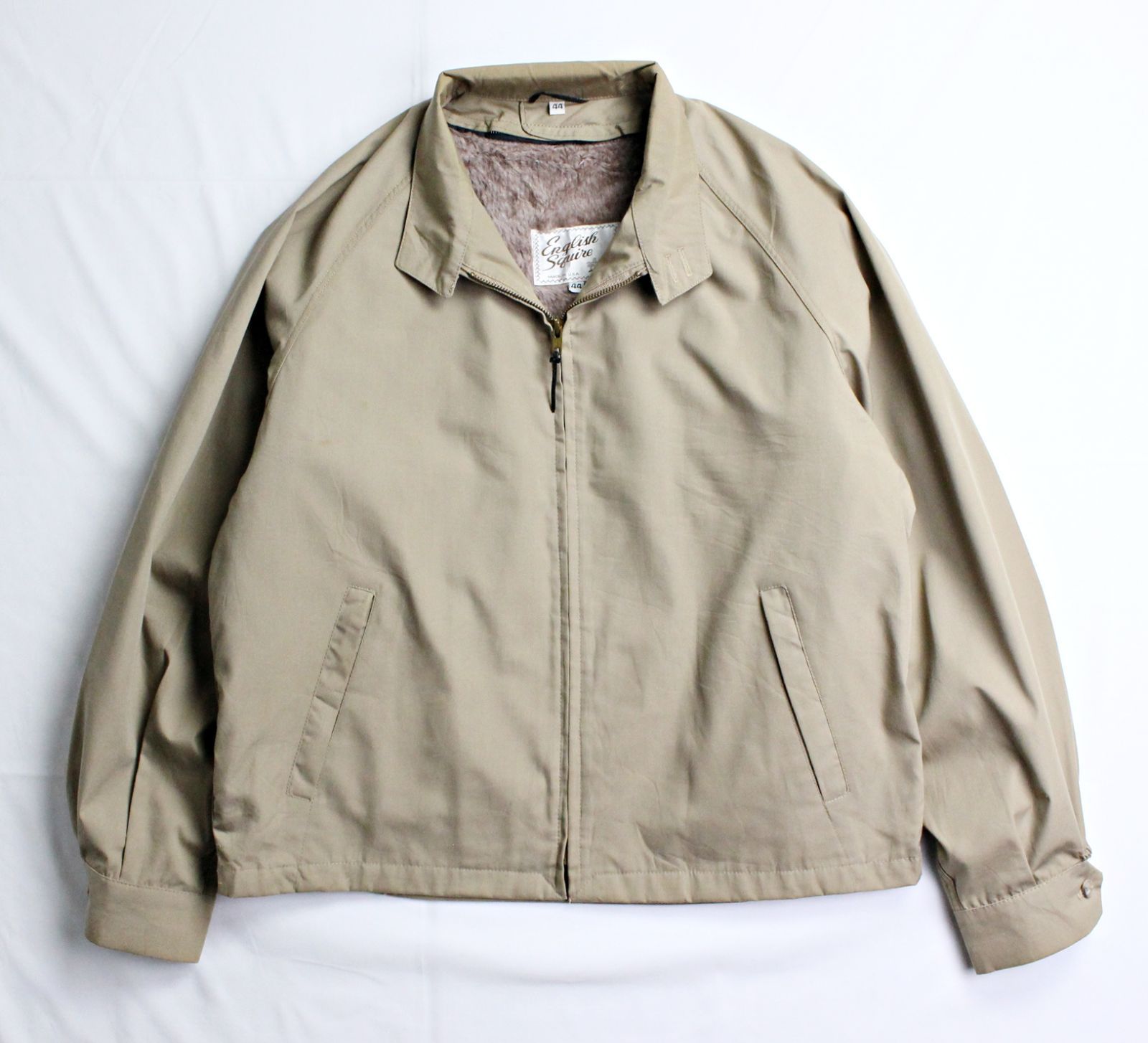 70s アメリカ製 ENGLISH SQUIRE size44 XLサイズ相当 ライナー付き