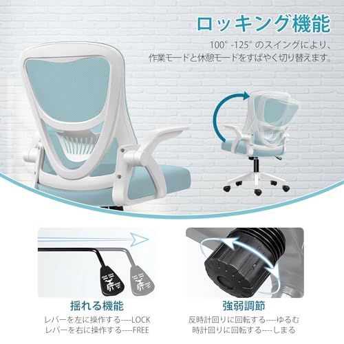 コンパクト 約105度ロッキング