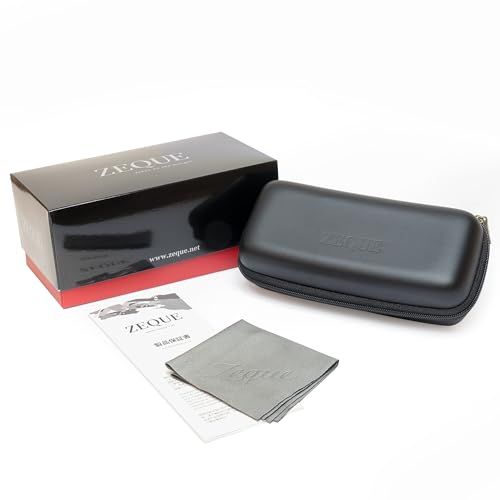 新品 Zeque(ゼクー) 偏光サングラス Juno(ジュノ) F-1853 ブラウンデミ