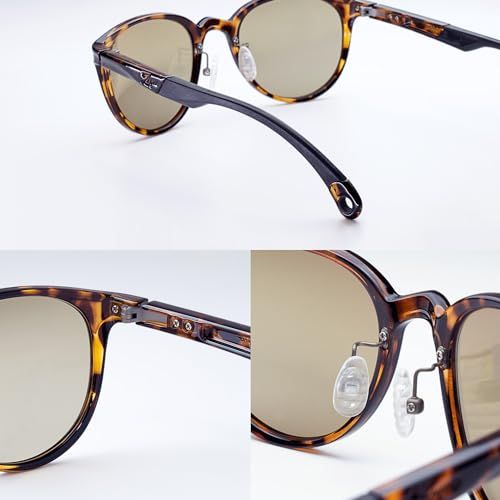 新品 Zeque(ゼクー) 偏光サングラス Juno(ジュノ) F-1853 ブラウンデミ