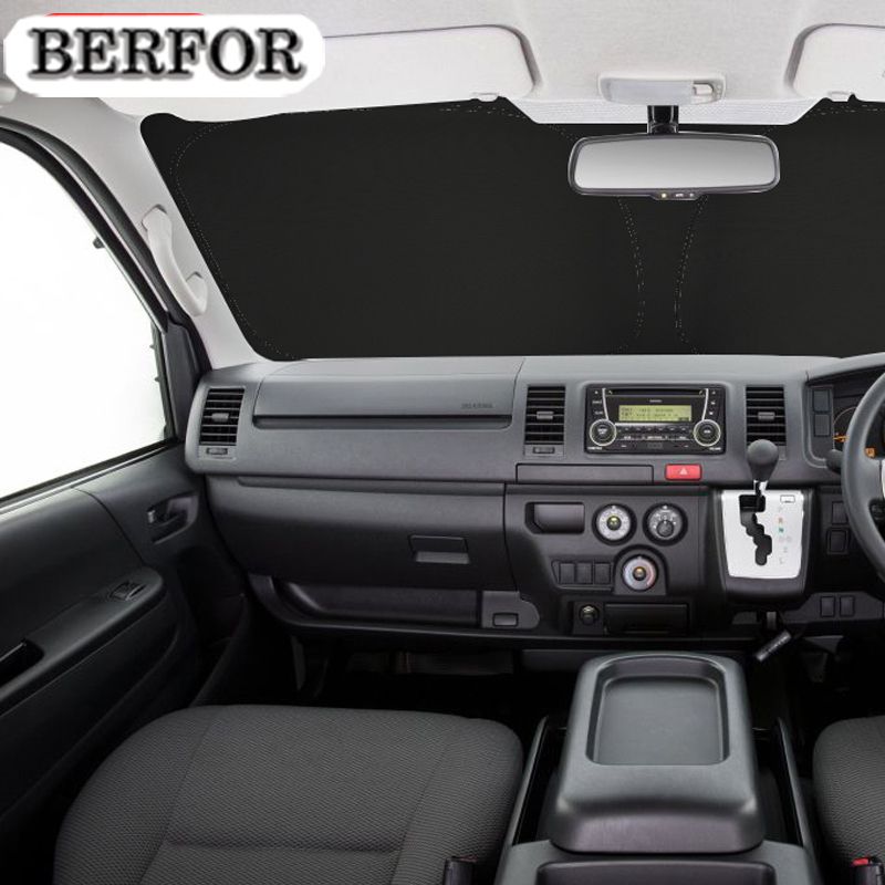 トヨタ ハイエース 200 2016-2023 車両スタイリング ナノインサレート フロントウィンドウサンシェード フロントウィンドウサンシェードバ