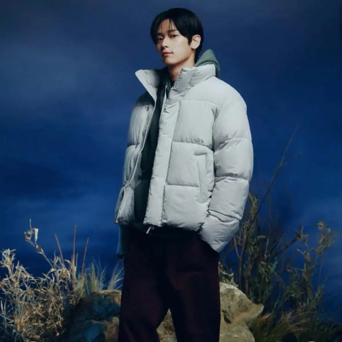 SPAO SPAO ライトダウン ライトグレー 韓国 ベーシック パファー 