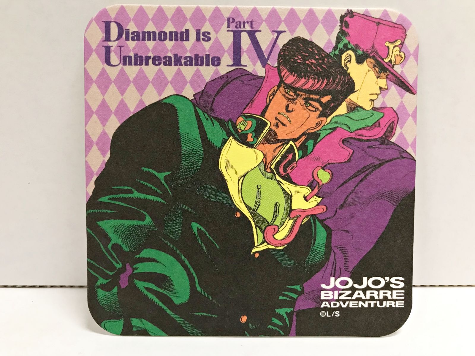 33. 空条承太郎＆東方仗助 アートコースター ジョジョの奇妙な冒険