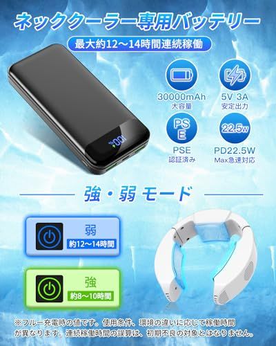 ネッククーラー 冷却プレート 【2025新登場＆-17℃瞬間冷却＆30000mAh