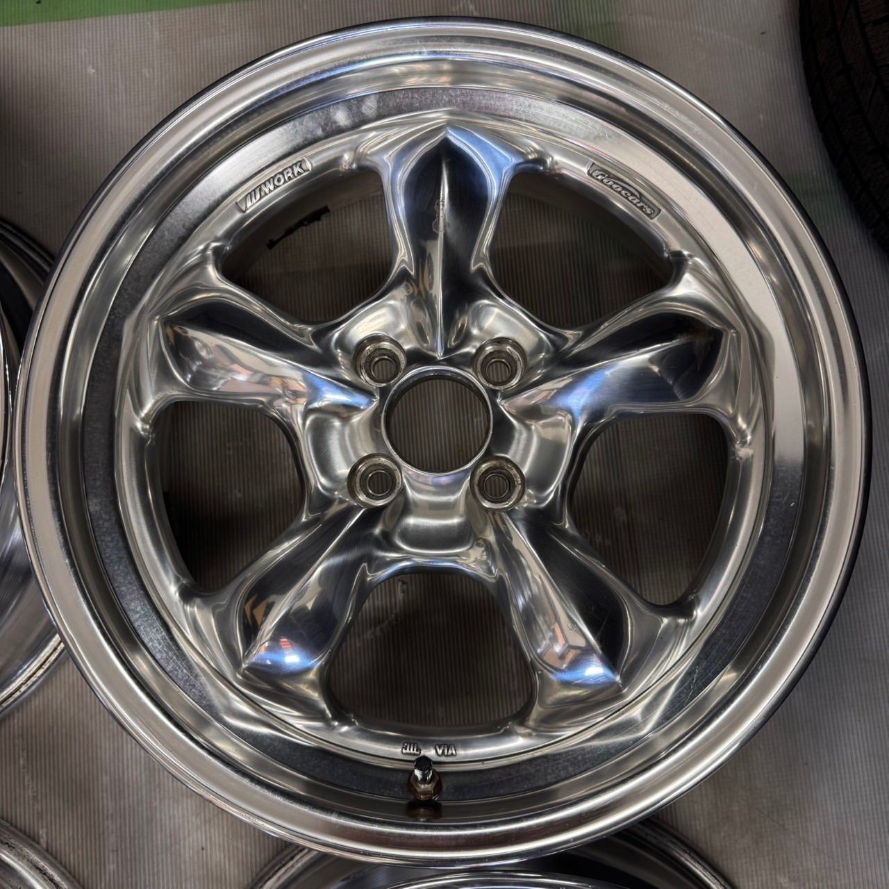 WORK グッカーズ HEMI 17インチ 7j +47 PCD100 フィット ヤリス ワーク 