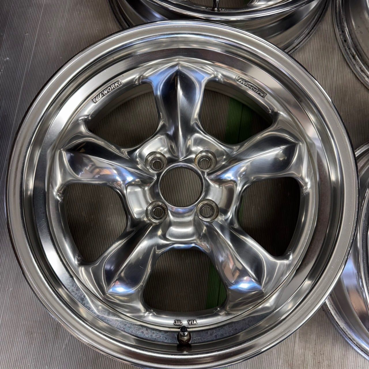 WORK グッカーズ HEMI 17インチ 7j +47 PCD100 フィット ヤリス ワーク 